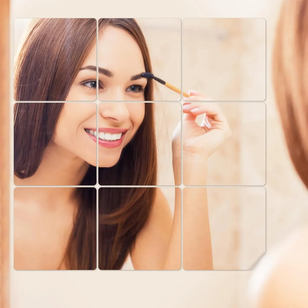 Miniatura 2 de Espejos de 6pcs Cuadrado Pared Conjunto